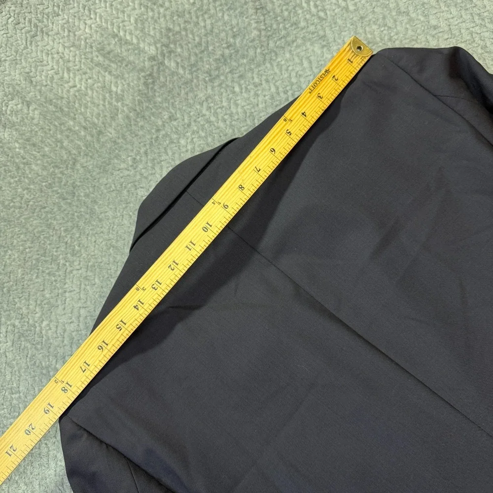 Jos A Bank Mens Blazer Exacutive Navy Wool 40 Short Gold Buttons‎